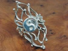 925 Sterling Silber Yin & Yang Ring / Echtsilber / 8,2g / RG 52