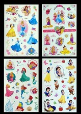3D Einmal Tattoos Disney Kinder Rapunzel Bell Ariel Schneewittchen Märchen