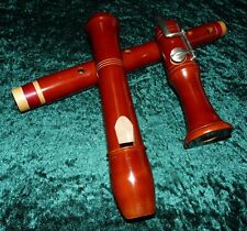 Schöne Herwiga Tenor-Blockflöte, Klappe, deut. Griffw., satter Klang!