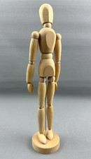 ✏️ IKEA GESTALTA Gliederpuppe Holz 33cm Zeichenpuppe Dekofigur Künstler Drawing