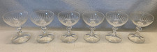 6x alte Likörgläser / Likörglas / Glas / Champagnerschale / Champagner-Schale 