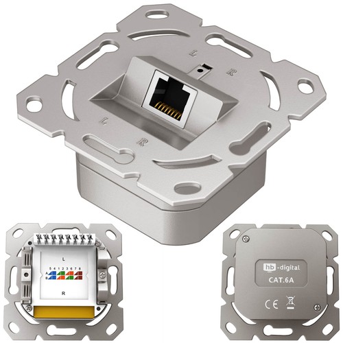 Netzwerkdose port cat - 1-port, cat.6a