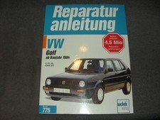 Reparaturanleitung Reparaturhandbuch VW Golf II Typ 19E/1G1 erstklassig