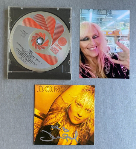 Doro pesch person signed cd - in-person,