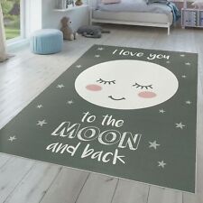 Kinderteppich Teppich Kinderzimmer Junge Mädchen Spielteppich Baby Modern 