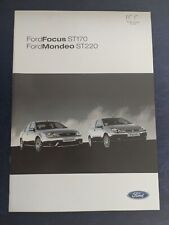 Ford Focus ST170, Mondeo ST220 Prospekt 01.2003