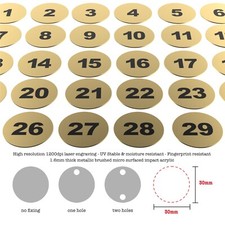 1-30 lasergravierte