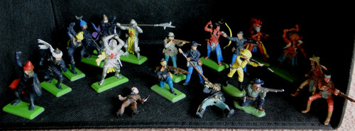 Ritter cowboys und indianer - ritter,cowboys,