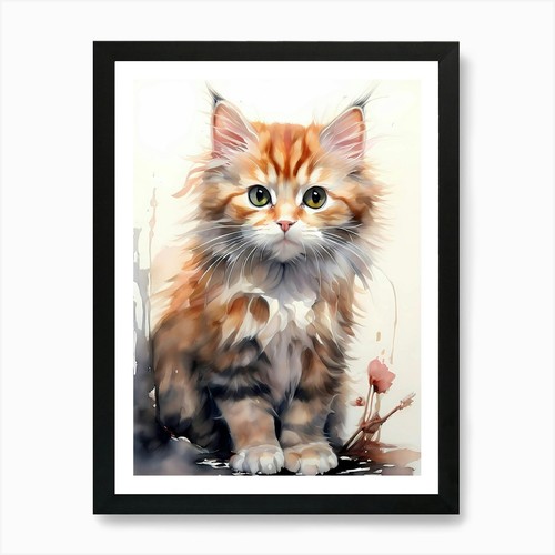 Katze aquarell trend - aquarell,
