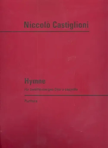 Niccolo castiglioni hymne - castiglioni, |