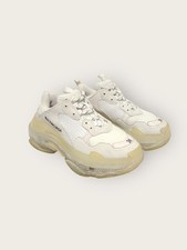 Balenciaga White Clear Sole