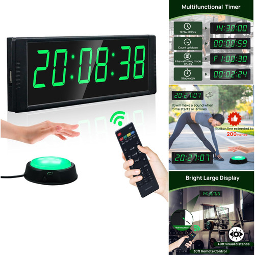 Digitaluhr mit fernbedienung - mit,