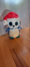 TY Beanie Boos, Icicle, Eule, Weihnachtsedition, Höhe 15  cm