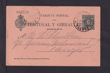 TANGER: 1907, 5 C. Ganzsache