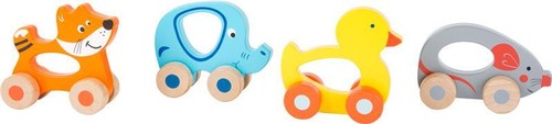 Display bunte schiebetiere - display,