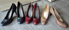 3 Paar Lack Leder Pumps von