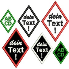 Gestickter Aufnäher RAUTE m