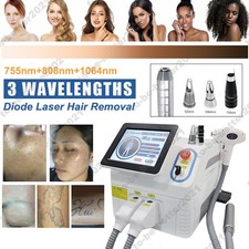 808NM 3Wellen Diodenlaser-Haarentfernungs Pikosekunden Tattooentfernung Maschine