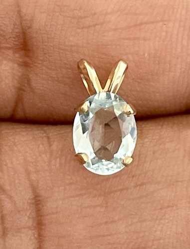 14k gelbgold ct aquamarin - 14k,