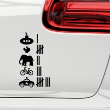 Auto Aufkleber Sticker Abschussliste Strichliste Pickup V8 Hot Rod GTI Chevy