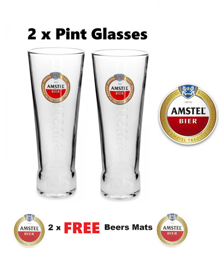Amstel pint glas - amstel, bier