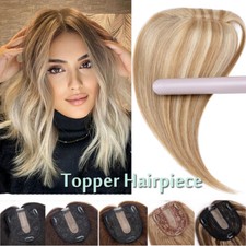 100% Echthaar Topper Toupee