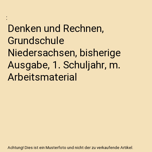 Denken und rechnen - und,