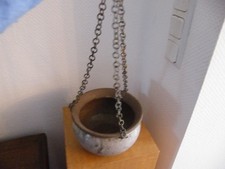 STUDIOKERAMIK  -SEROCKA , BLUMEN  AMPEL -  MELIERT