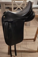 Hennig Dressursattel, 17,5 Zoll /schwarz