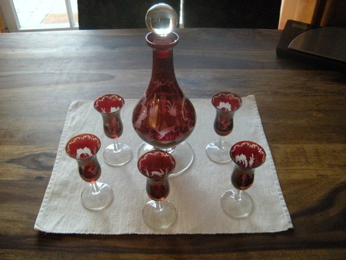 Likör set rotglas - likör-set, 5