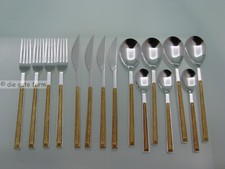 SUSHI Besteck für 4 Personen (ein Kaffeelöffel fehlt) - Edelstahl Nickelfrei