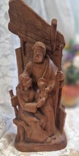 Großer Krippenblock Holz