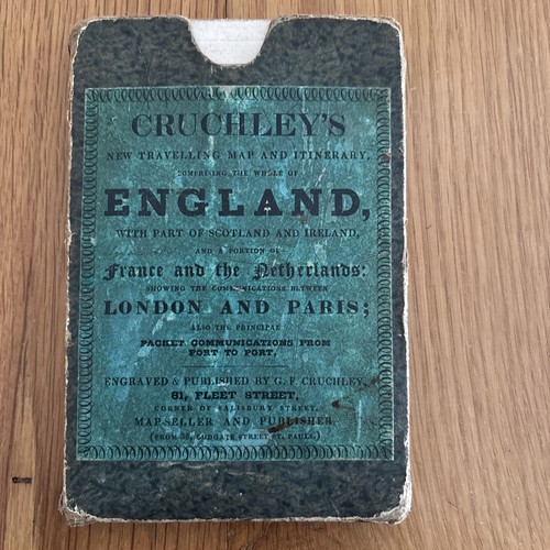 Antike cruchley karte - cruchley's, von