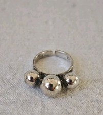 Alter Silberring Modernist