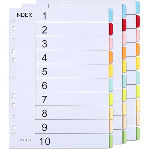 Index für ordner 3 - a4, ordner,