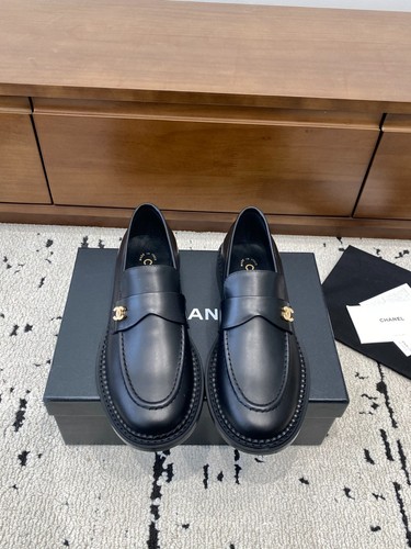 Chanel damen schwarz loafer - chanel,