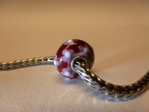 Trollbeads glas silber unikat - ,