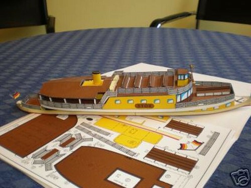 Modellbaubogen fahrgastschiff - modellbaubogen,