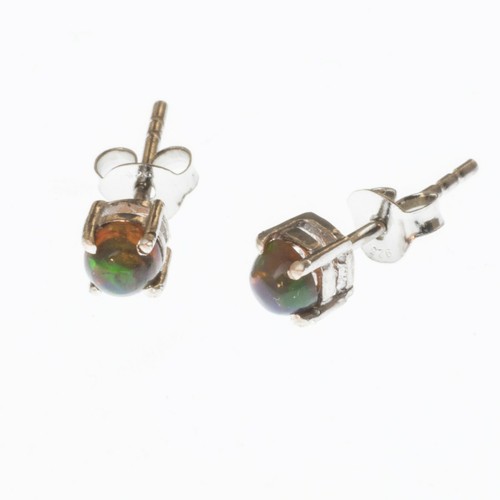 Opal ohrstecker mit - mit, echtem