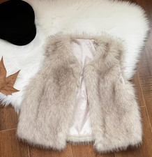**Fake Fur Kunstpelz Weste
