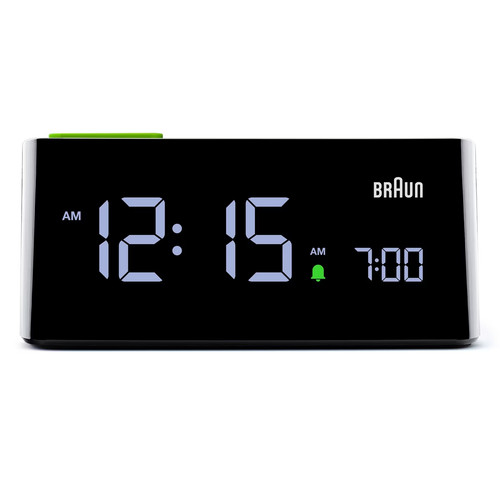 Braun digitaler wecker mit - braun,