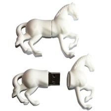 Pferd Weiß Reiten USB Stick 8GB 16GB 32GB 64GB 2.0 / 3.0