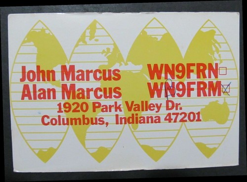 6324 amateurfunk qsl - 6324, karte