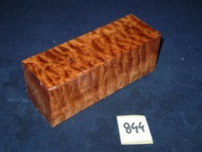 Mahagoni pommele Messergriff XL Griffholz Edelholz 120 x 45 x 41 mm     Nr. 844