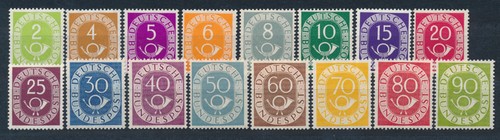 Bundesrepublik posthorn 1951 - posthorn, 1951**