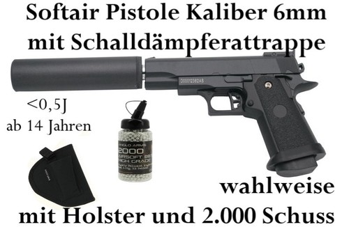 Neu softair airsoft pistole - neu,