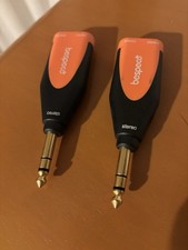 Bespeco Audio Klinke Y Adapter Verteiler von 2x 6,35mm zu 6,35mm Kupplung Stereo