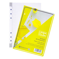 Papetuum Ringbucheinlagen A5 Kreuzkariert für Filofax Bind TimePlanner 100 Blatt