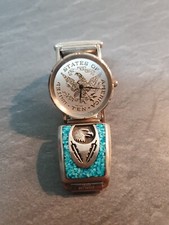 Indianerschmuck Uhr Adler Türkis Sterling Western America