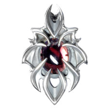 Tribal Garnet Pendant 925